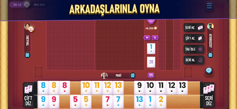101 Okey Canli - Online Rummy Image