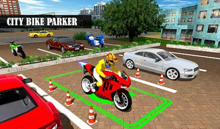 Bike Parking Moto Driving Game screenshot