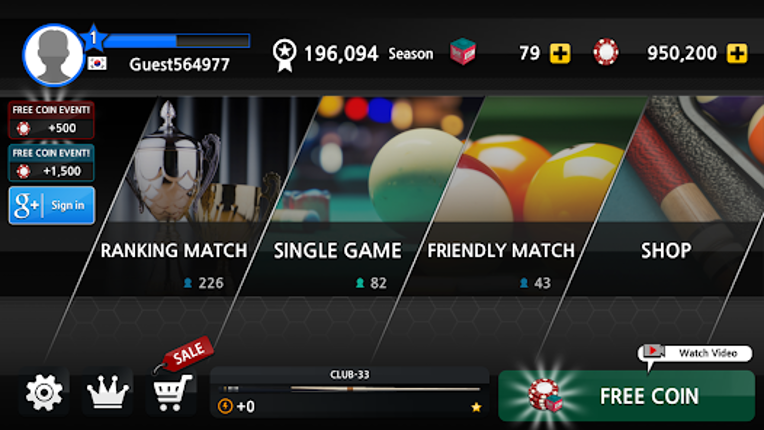 World Championship Billiards screenshot