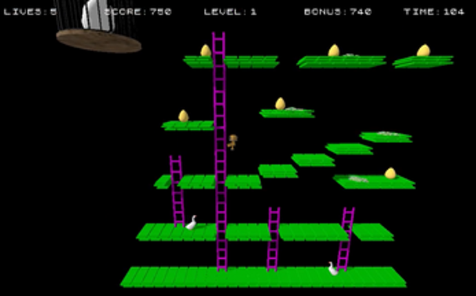 Chuckie Egg 3D Image