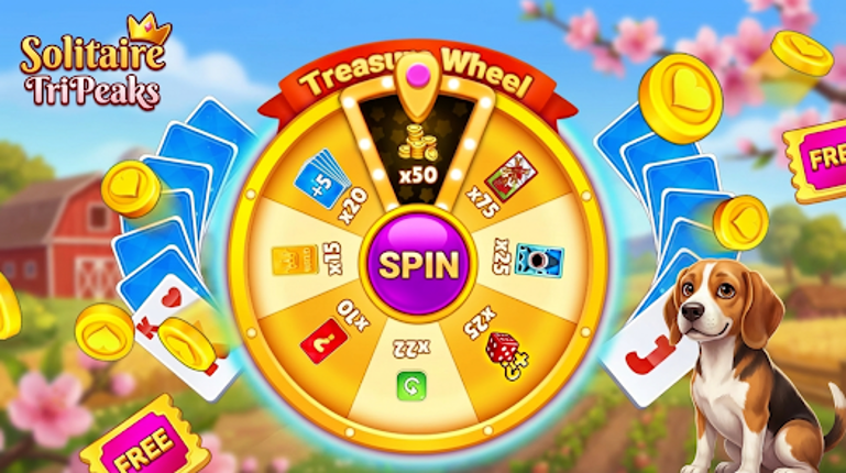 Solitaire TriPeaks: Offline screenshot