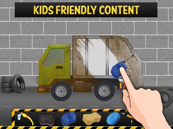 Garbage Truck Wash Salon : Cleanup Messy Trucks After Waste Collection screenshot