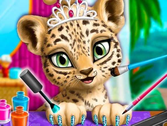 Jungle Animal Hair Salon Game Cover