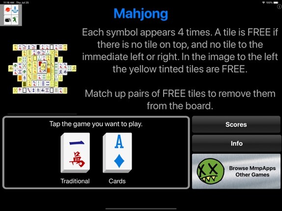 Mahjong Solitaire - Cards screenshot