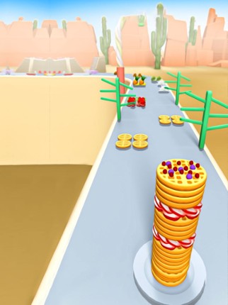 Pancake Stack - Cake run 3d screenshot