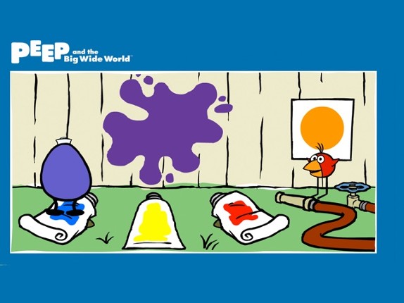 PEEP and the Big Wide World Paint Splat Image
