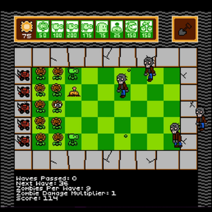 Plants Vs Zombies NES Demake Image