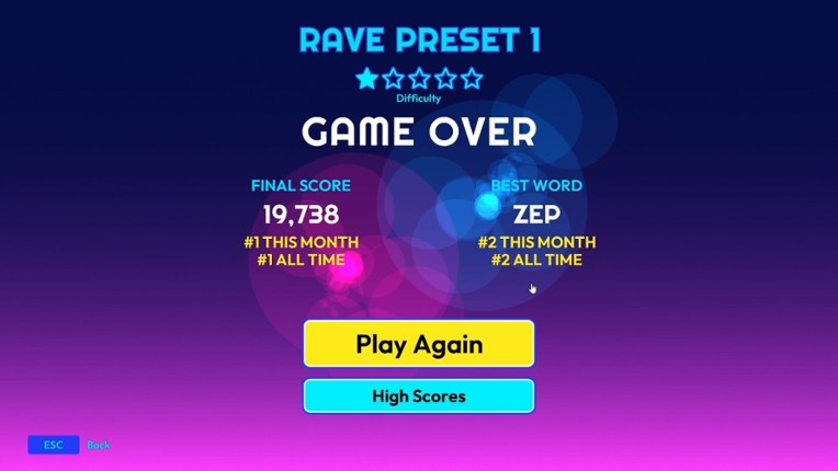 Word Rave screenshot