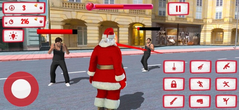 Christmas Santa Rope Hero Game Image