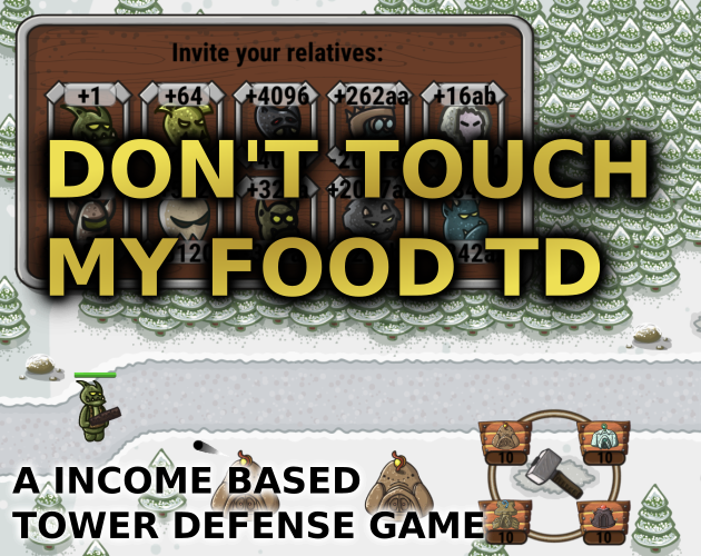 Games like Don't touch my food TD