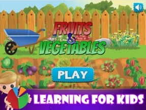 Fruits And Vegetables Learn Image