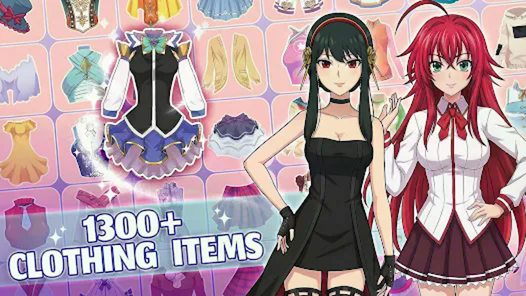 Anime Moe Girls Dress Up Games screenshot