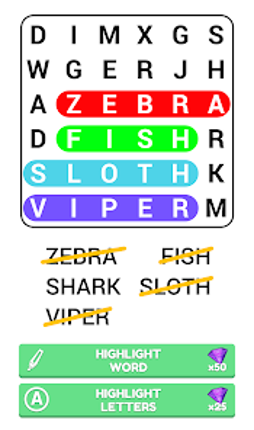 Word Search Puzzle Game screenshot