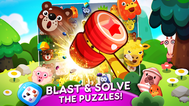 Pokopoko: Bunny Match 3 Puzzle screenshot