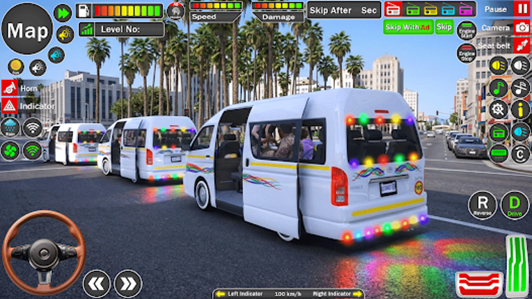 Van Driving Dubai Van Game screenshot