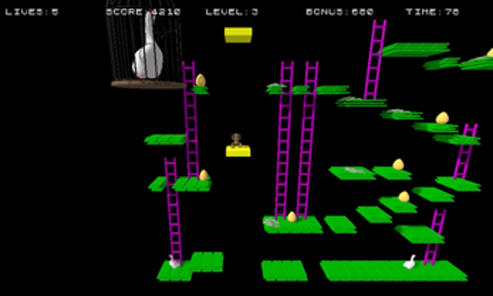 Chuckie Egg 3D Image