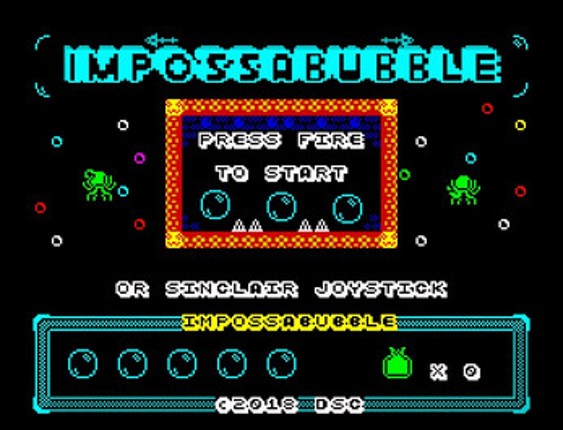 Impossabubble - ZX Spectrum screenshot