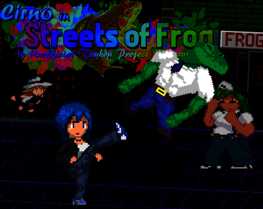 Touhou: Cirno in Streets of Frog Game Cover