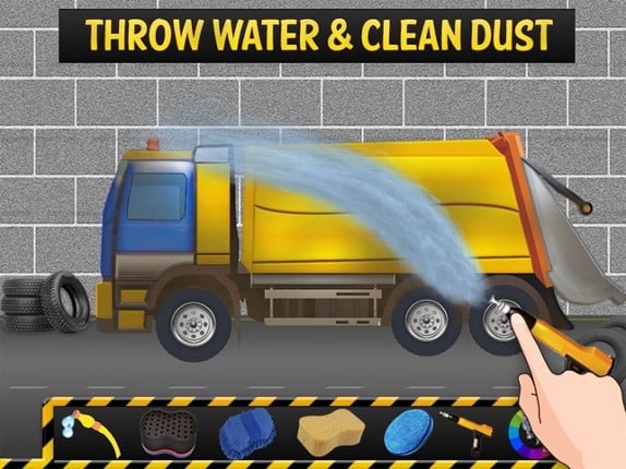 Garbage Truck Wash Salon : Cleanup Messy Trucks After Waste Collection screenshot