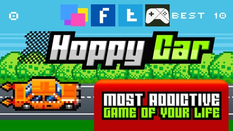 Hoppy Car Racing Free Classic Pixel Arcade Games screenshot