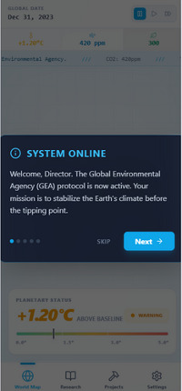 Idle Carbon Zero: Save Earth screenshot