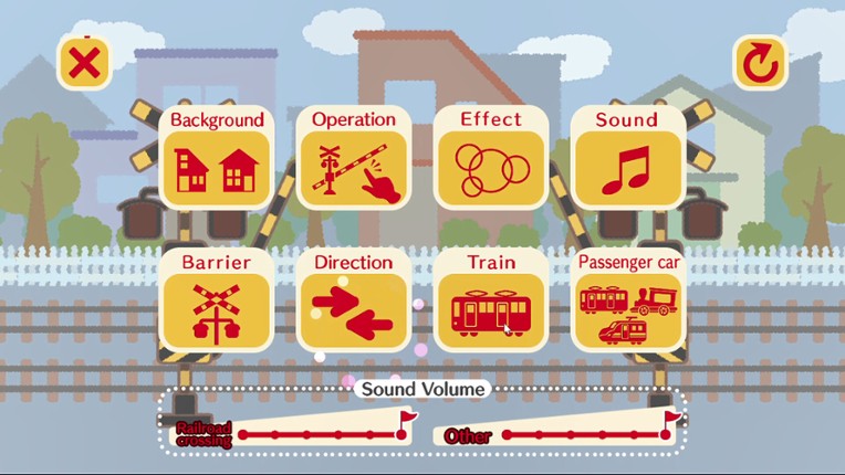 Railroad crossing play screenshot