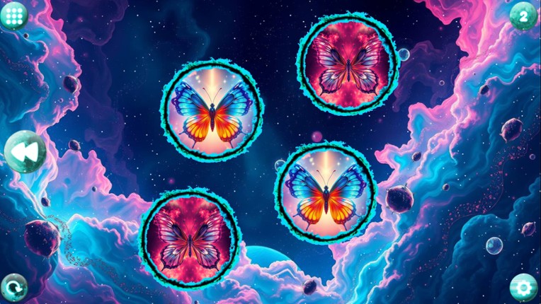 Space Memory: Butterflies screenshot