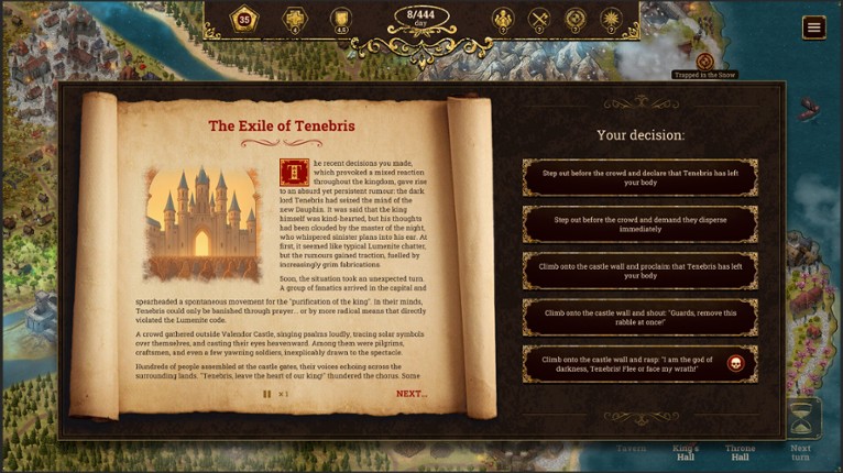 The Succession of Changing Kings screenshot