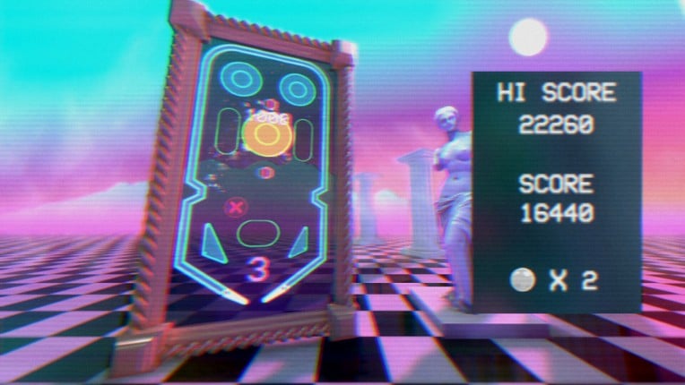 Vaporwave Pinball screenshot