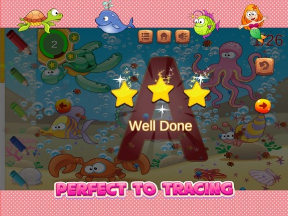 3rd 4th grade spelling words ABC tracing alphabet screenshot