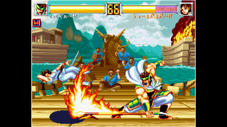 ACA NEOGEO WORLD HEROES 2 JET screenshot