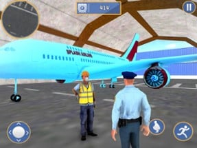 Airport Security Police Sim 3D Image