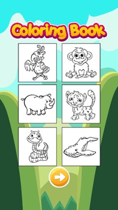 Animals Coloring Pages for Kids Boys & Girls screenshot