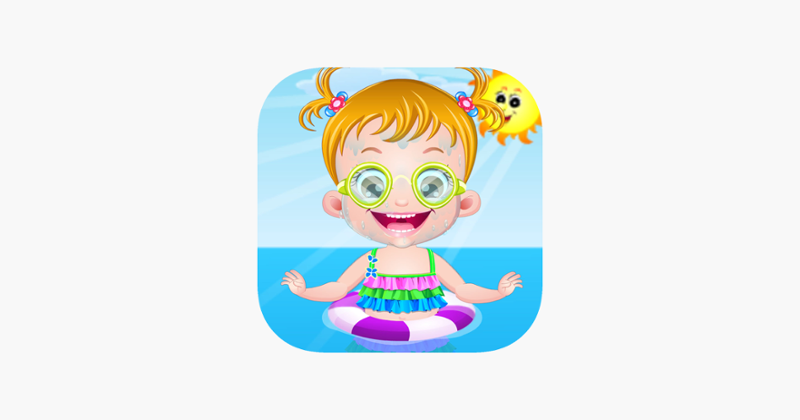 Baby Hazel in the Sand Image