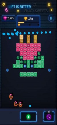 Brick Breaker: SweetMonster screenshot