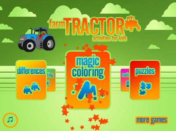 Farm Tractor Activities for Kids: : Puzzles, Drawing and other Games screenshot