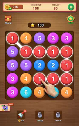 Number Puzzle - bubble match screenshot