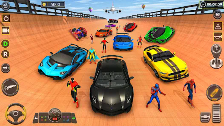 Superhero Game: Ramp Car Stunt screenshot