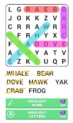 Word Search Puzzle Game screenshot
