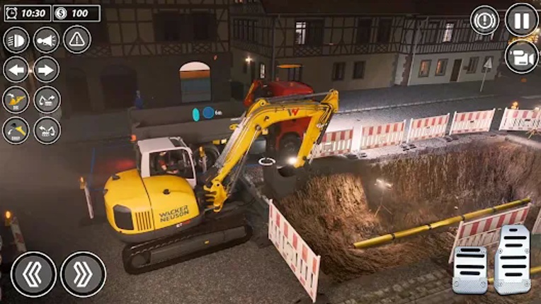JCB Game: Snow Construction 3D screenshot