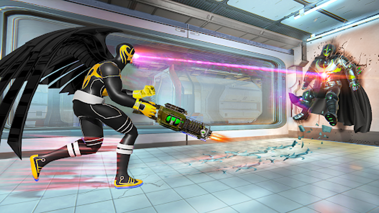 Flying Bat Robot Car Transform screenshot