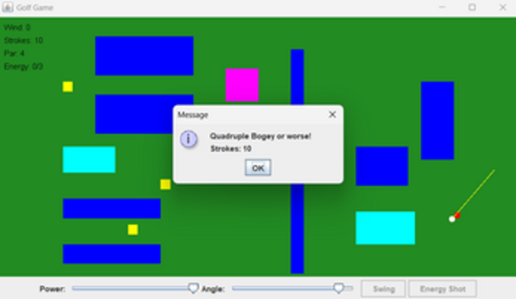 My first Golf Java Game Image