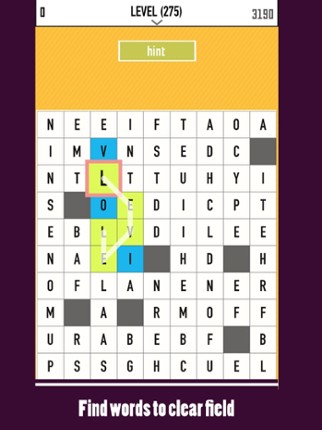 Tower Words.word search puzzle screenshot