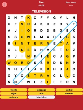 Word Search - Pick out the Hidden Words Puzzle Game Image