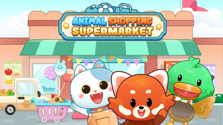 Animal Shopping Supermarket Game Cover