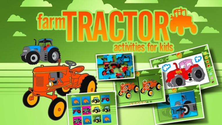 Farm Tractor Activities for Kids: : Puzzles, Drawing and other Games screenshot