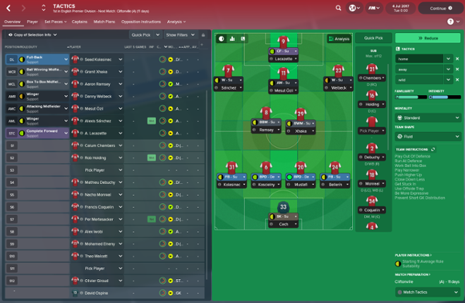 Football Manager 2018 screenshot