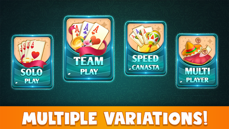 Canasta Plus Offline Card Game screenshot