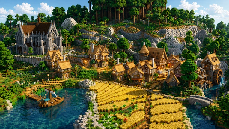 Block Crazy Craft World Image