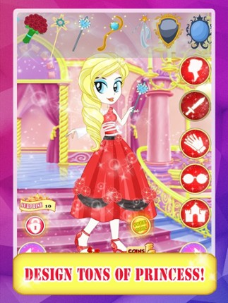 Princess Fairy Tale Dress Up Fashion Designer Pop Games Free for Girls screenshot